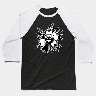 Heart rose. Baseball T-Shirt